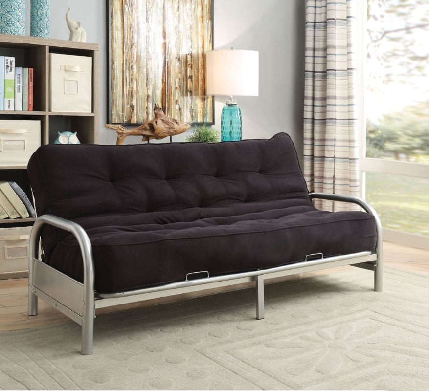 Si Alfonso Arm Span Silver Sofa Bed Futon Metal Frame - Luchy Amor ...