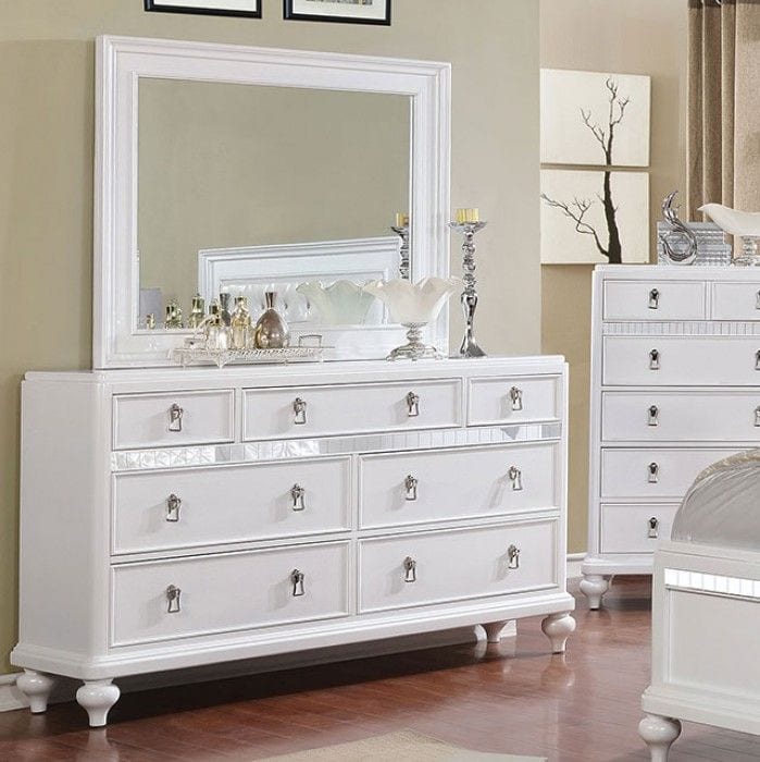 Cm7170wh D Ariston White Dresser Mirror, White Dresser With Mirror Wayfair