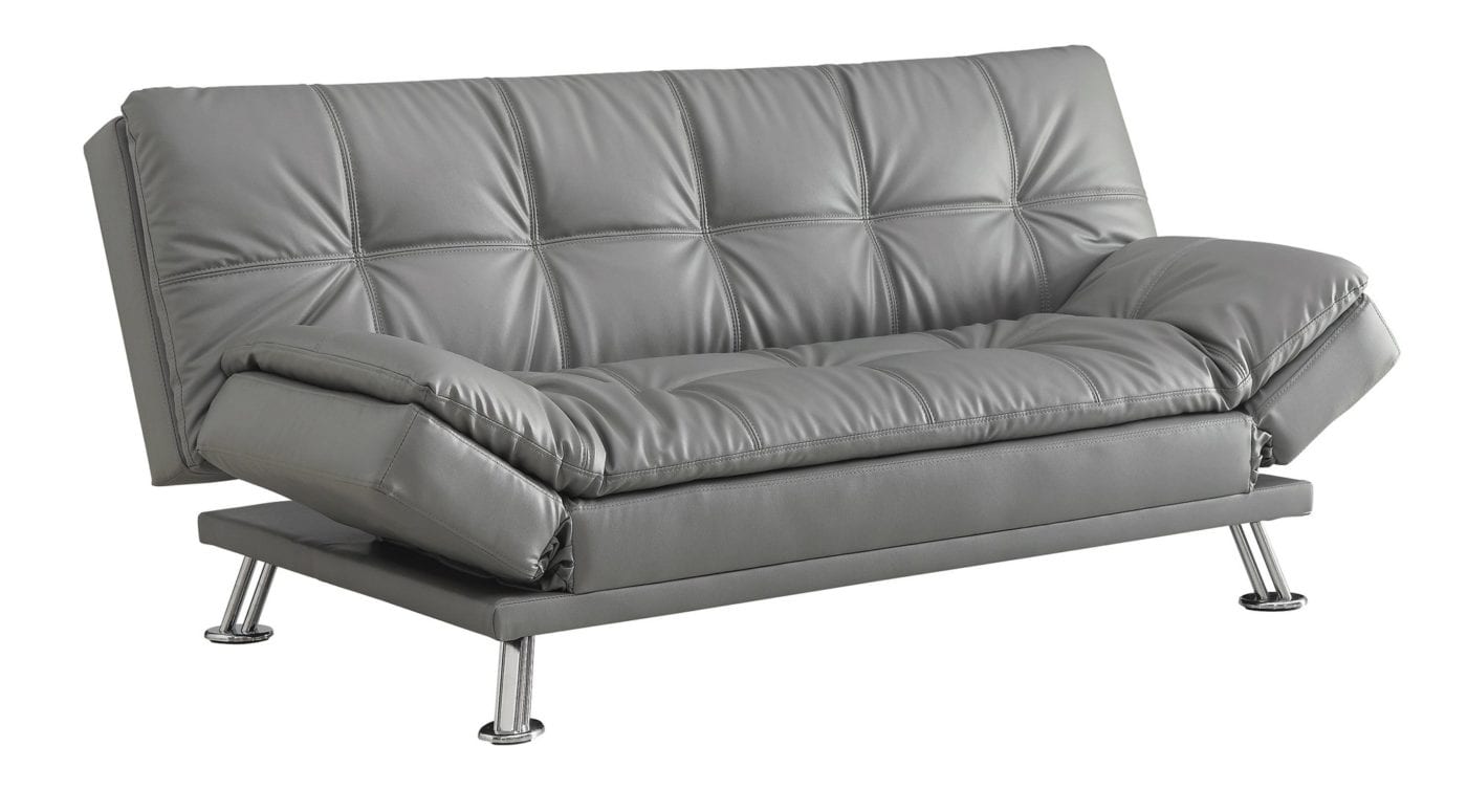 500096 Dilleston Tufted Back Upholstered Sofa Bed Grey - Luchy Amor ...